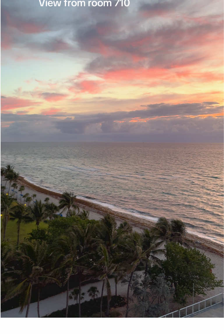 Beautiful sunrise from the balcony at the Ramada Plaza by Wyndham Marco Polo Beach Resort …. #ramadaplazabywybdhammarcopolobeachresort #sunnyislesbeach #room710marcopolobeachresort #marcopolobeachresort 