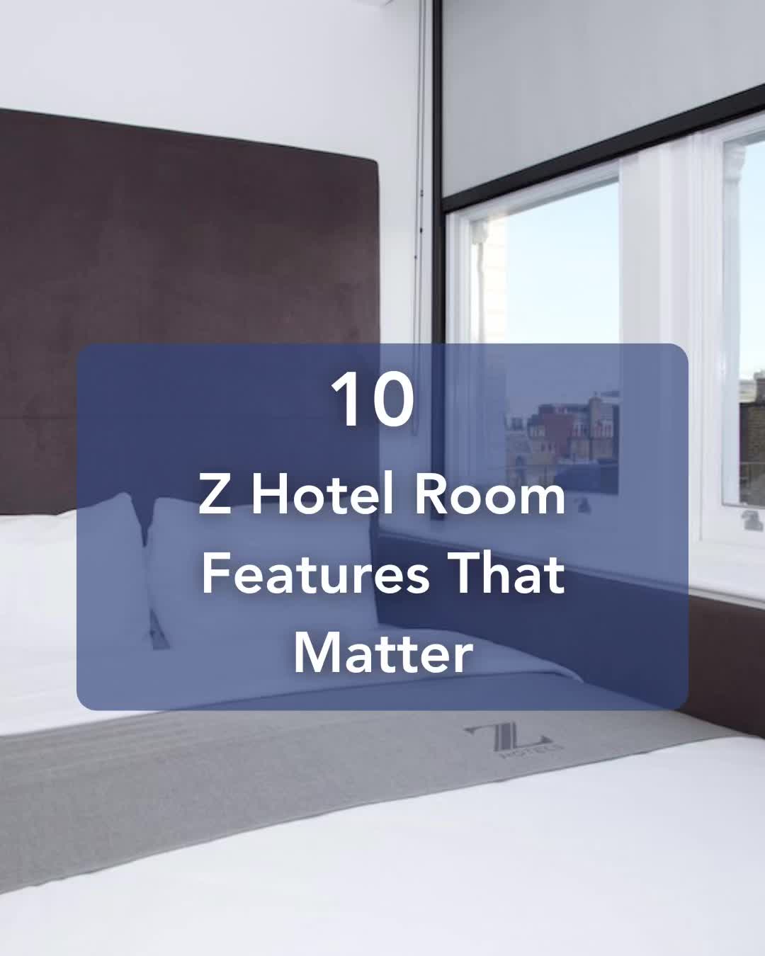 Everything you need for a night away - no more, no less.⁠
⁠
A good night’s sleep doesn’t need all the extras - just the right ones.⁠
⁠
At Z, we’ve packed comfort and quality into every inch of our smart rooms:⁠
⁠
🛌 Beds designed for proper rest⁠
😴 Seriously comfy pillows (don’t just take our word for it)⁠
💤 Blackout blinds for total switch-off⁠
🌡 Room temp just how you like it⁠
☕️ A proper brew, on us⁠
🚿 Power showers that actually wake you up⁠
⁠
From £50 a night.⁠
Compact comfort. City convenience. Simple as Z.⁠

#affordablelondonhotel #affordablelondon #ukstaycation 