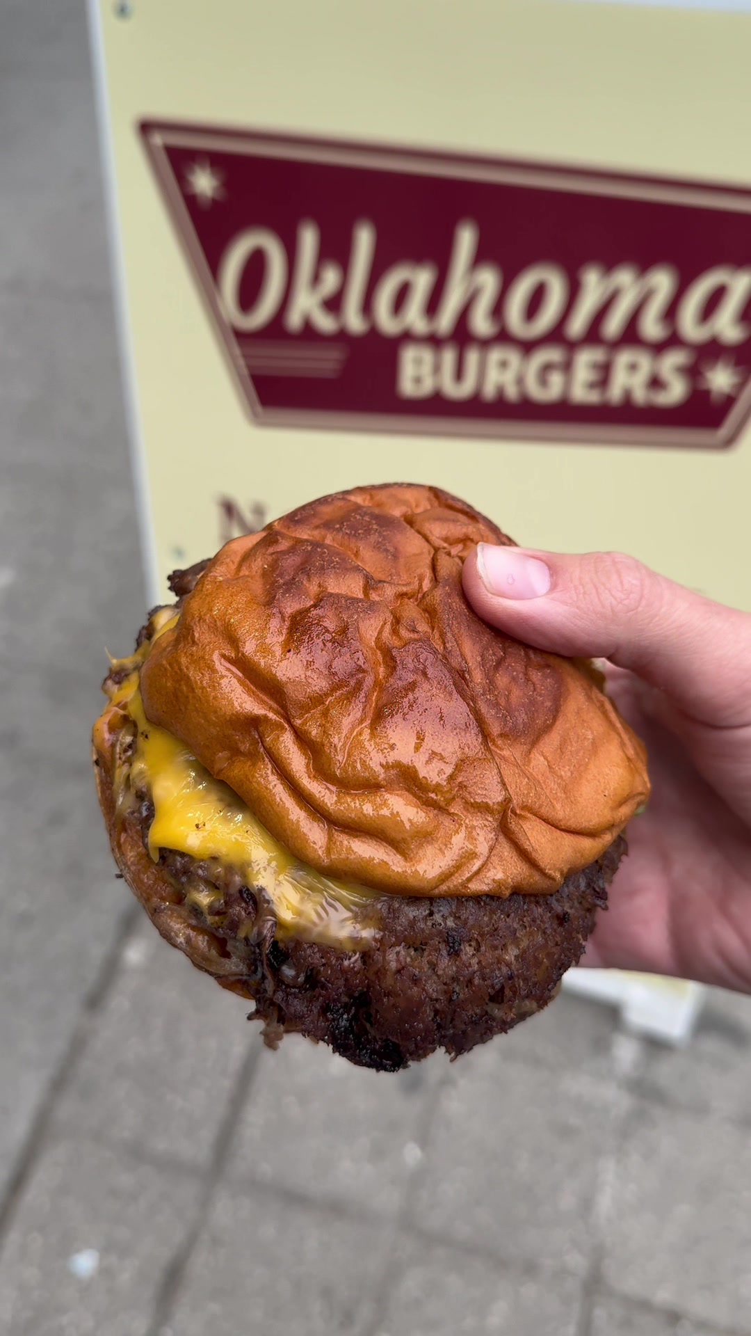 Oklahoma Double.😍 Come by & try us today!🍔

Oklahoma Burgers 
📍214 King st W, Toronto 
📍10 Kingsbridge Garden Circle, Mississauga 

#Burgers #cheeseburger #okcburger #Toronto #torontofood #toronntolife #viralfood #hiddengem #mississauga #kingwest #downtowntoronto  #onion #carnivore #comfortfood #lunchtime #torontosandwich #canada #canadian #customers #bestburger #fries #asmr 
