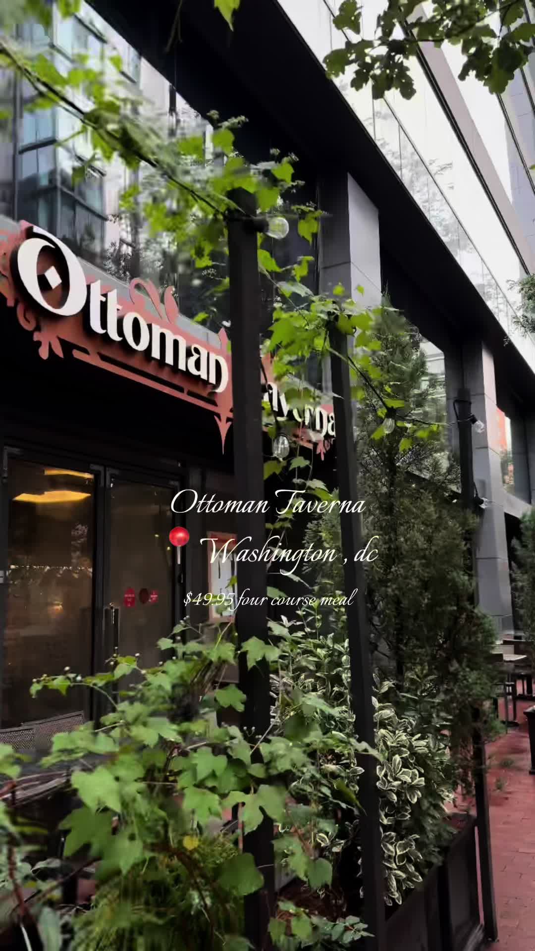 loveee ottoman taverna 10/10 #dcrestaurants #halaleats #dmv 