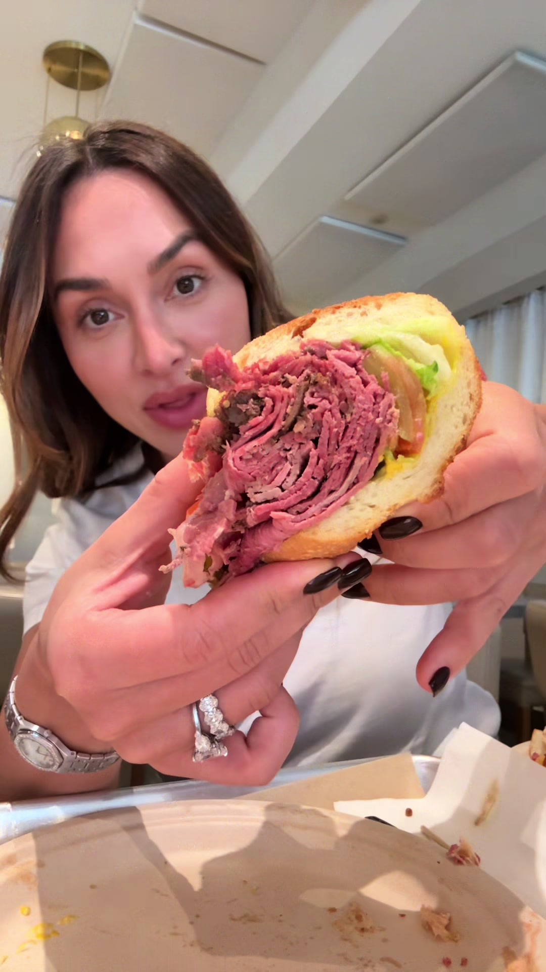 Aloni took me to The Harbour Grill today the sandwiches are wow a 10/10 these feel very New York. #harbourbistro #brisket #cornbeef #pastrami #pastramisandwich 