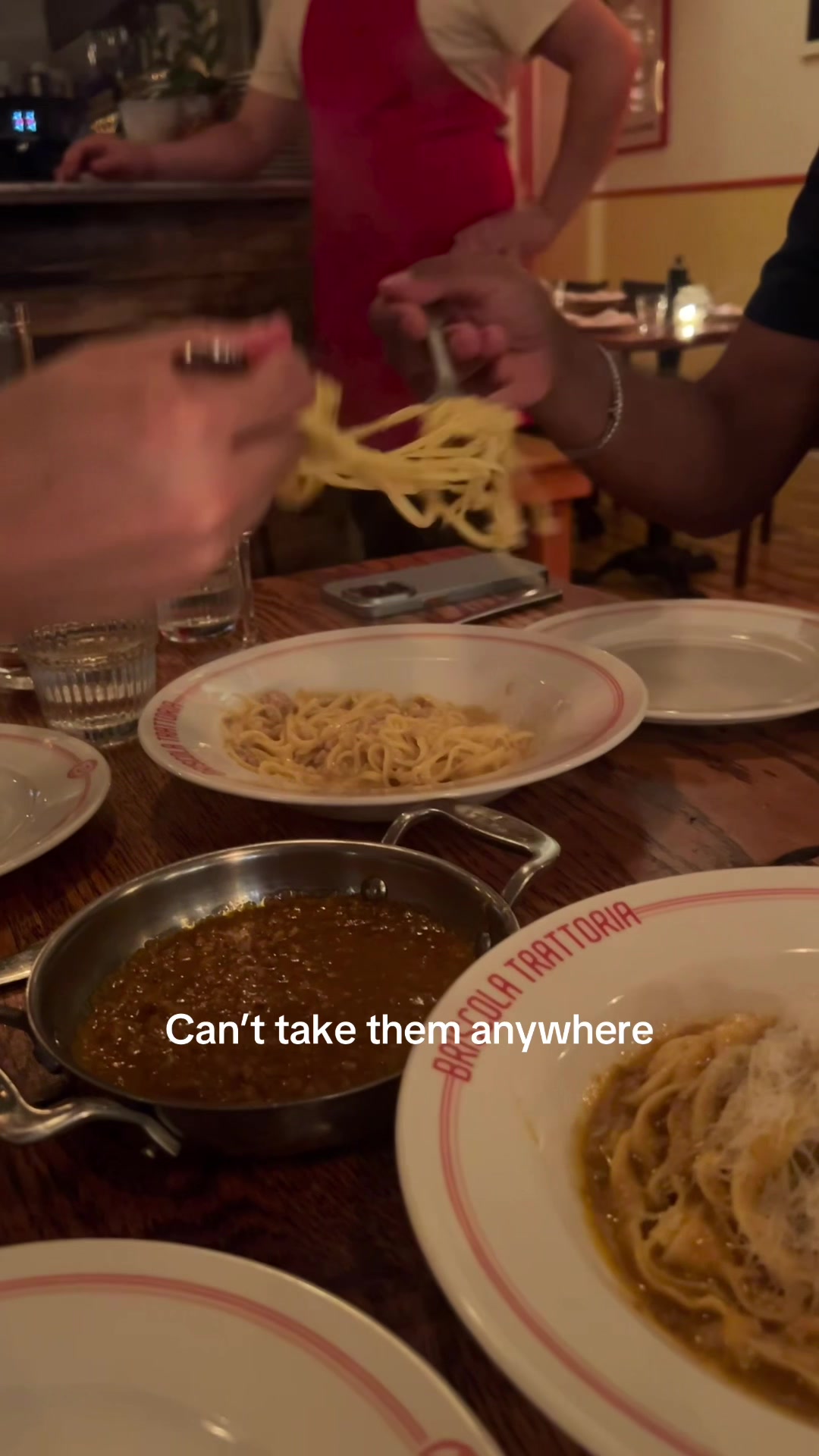 We try to have oneeee nice dinner 🍝🙈 This place slaps tho 📍Briscola Trattoria📍in Brooklyn 🤤🤤🤤🍅🍅🍅🍅🍷🍆🍆🍝🍝🍝🧄🧄🧄🍕🍝🇮🇹🍝🍝🍕🍕🇮🇹

#yum #nyceats #nycfood #italian #italianfood #pasta #fyp 