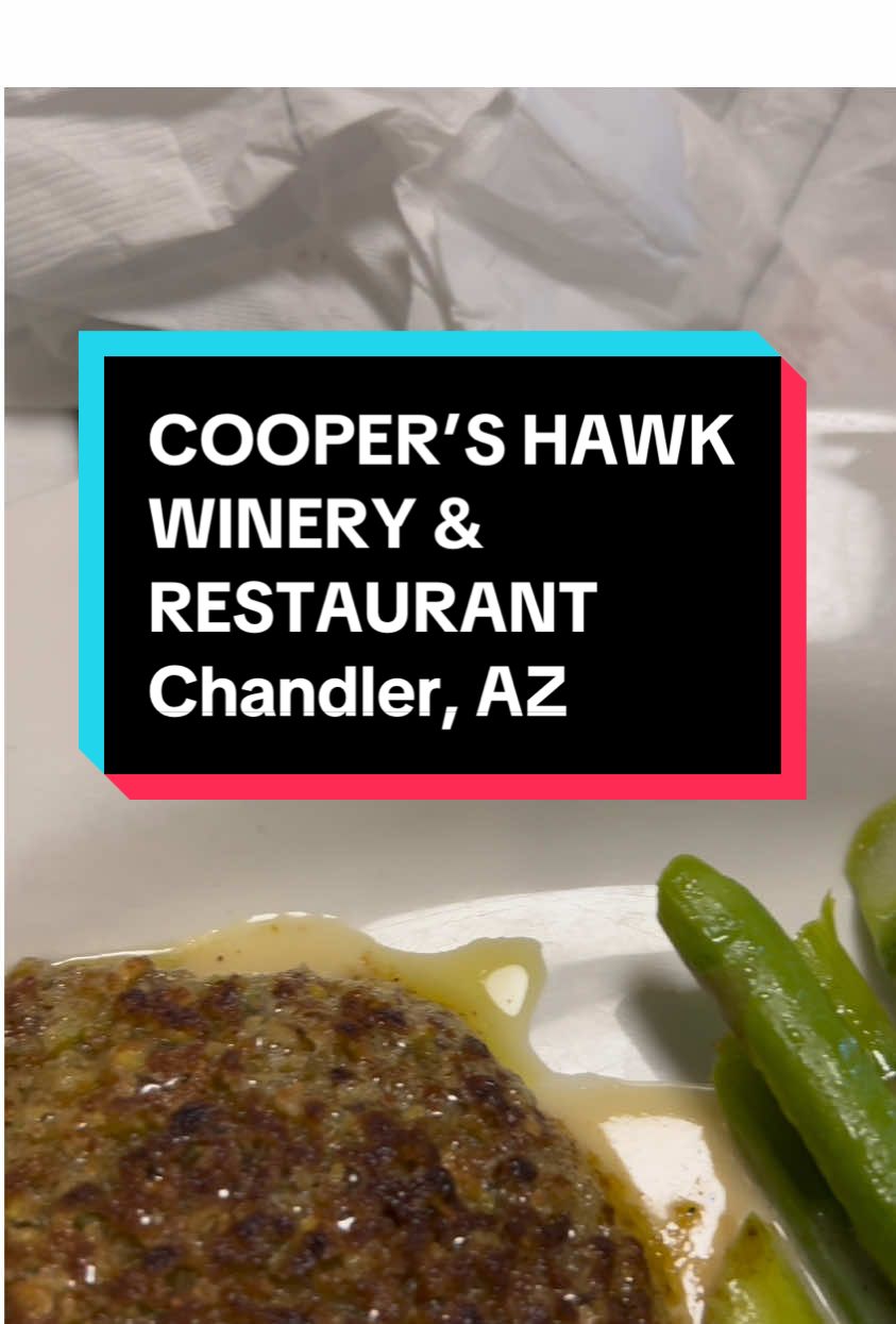 I had a notable experience that I do not plan to have again. This was my second time visiting Cooper's Hawk Winery & Restaurant. 

Last year, my husband and I had dinner there. Since they were recommended, I thought I would give them another try.  

#coopershawk #chandler