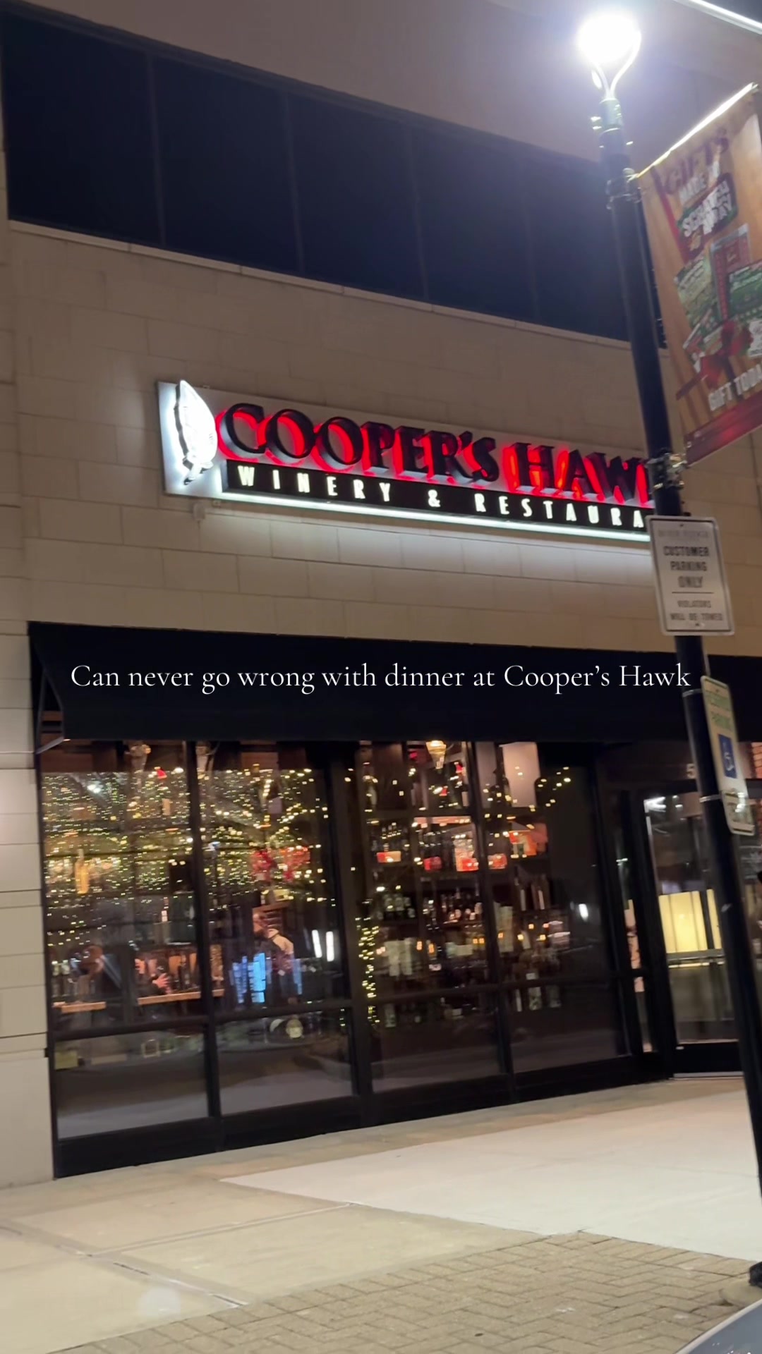 Wine tasting, dinner, or both? 
#coopershawk #winetasting #chicagorestaurants #chicagofoodie #fyp 