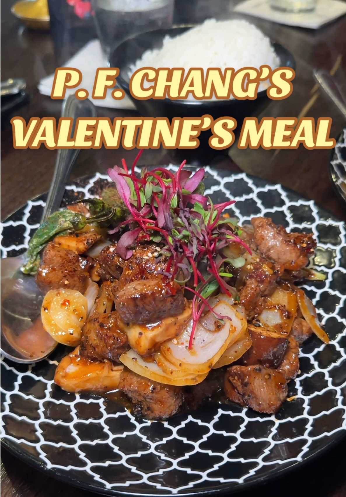 Reviewing P.F Chang’s Valentine’s Day Meal for Two 🥰💌🍜🥟 @P.F. Chang's #review #ad #foodreview #eating #eatwithme