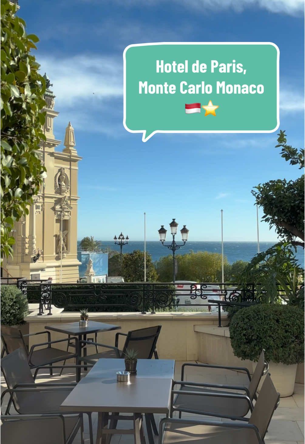 Hôtel de Paris Monte-Carlo, a view that speaks for itself. ✨

Open doors, striped awnings and the Mediterranean unfolding just beyond the balcony, an invitation to experience Monaco from above.

#montecarlosbm #monaco #montecarlo #hoteldeparismontecarlo #mymontecarlo