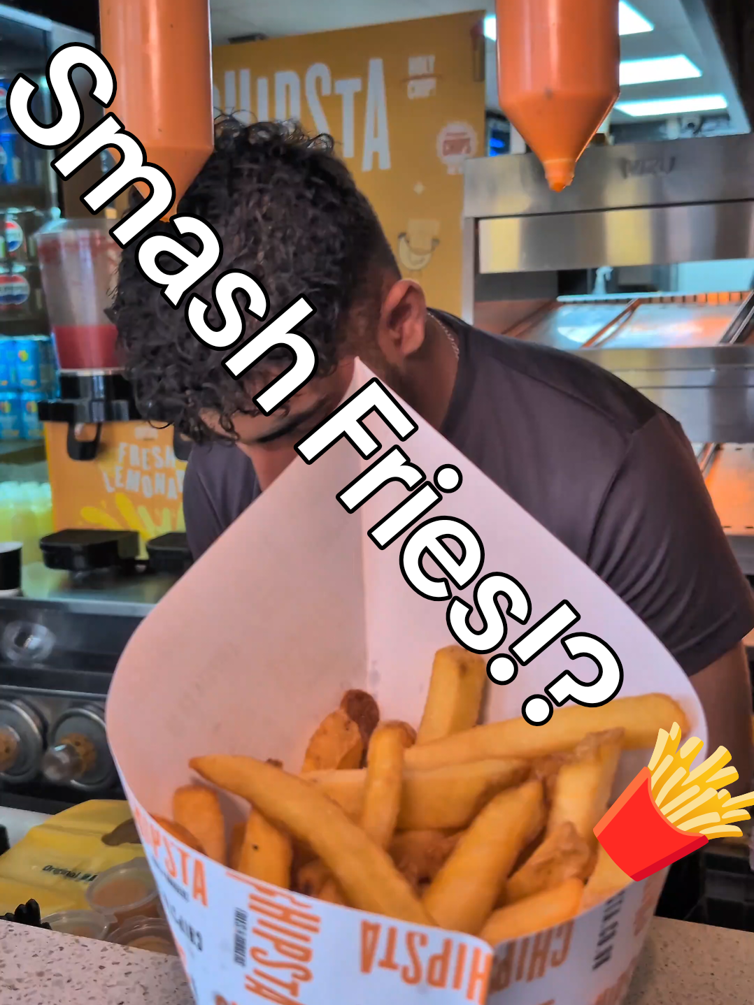 Smash Fries?!

#chipsta #smashburger #smashfries #fries🍟 #burgerandfries #amsr #sloughfood #farnhamroad 