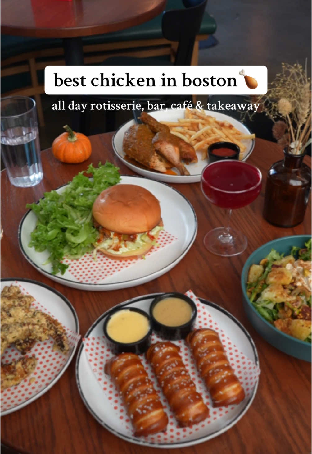 BEST CHICKEN IN BOSTON 🍗 all day rotisserie, bar, café & takeaway

Shy Bird is an approachable and comfy eaterie in Kendall Sq and South Boston serving delicious American food. You can come for a coffee in the morning or a casual lunch or dinner!

I loved their pri pri chicken, corn ribs, and chicken sandwich. They also have a full bar for cocktails! Check them out for any meal!

📍Kendall Sq & South Boston
#shybird #bostonfoodgram #bostonfood #bostonbloggers #huffposttaste #southiesunday #bostontiktok #capcut 