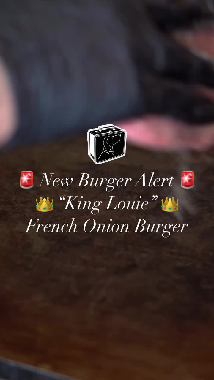 👑 Bow Down to the New King Louie! 🍔

French onion soup lovers, this one’s for YOU. Introducing the January Burger of the Month at Tucker Duke’s Lunchbox: the New King Louie—a regal masterpiece inspired by the king who (legend says) invented the soup!

🔥 What’s on the throne?
	•	A juicy half-pound patty
	•	Melted Havarti cheese
	•	Homemade French onions
	•	Shaved ribeye topped with even MORE cheese
	•	Crispy onions, baby arugula, and garlic aïoli
	•	And a bun with cheese melted on the top AND bottom 🧀
	•	Served with a side of au jus for dipping royalty-style!

📜 Legend has it, King Louis XV whipped up French onion soup with only onions, butter, and champagne after a hunt. Now, we’re honoring his culinary creativity with this mouthwatering burger!

📲 Calling all French onion soup fans! Tag your crew and let them know the King has arrived—available only in January.

#NewKingLouie #TuckerDukesLunchbox #DeerfieldBeachEats #BurgerOfTheMonth #FrenchOnionSoupBurger #FoodieAdventures #SouthFloridaEats #BurgerLovers #DineLikeRoyalty #CheeseLovers #BurgerGoals #asmrvideo 