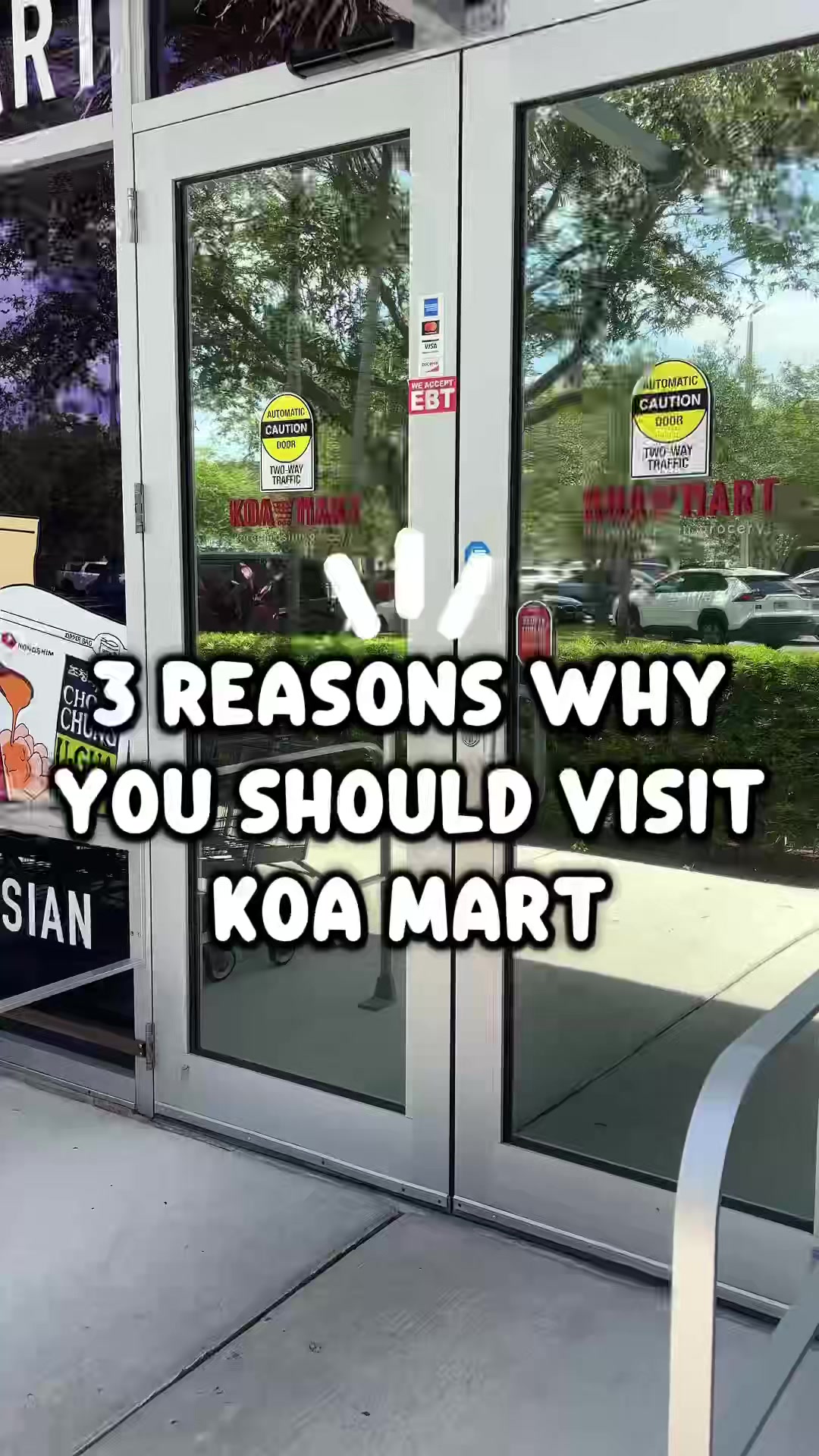 3 Reasons Why You’ll Fall in Love with Koa Mart 💕✨
From rare collectibles to viral snacks — you’re gonna want to visit 🛒
#KoaMart #AsianMarket #MatchaLovers #Labubu #DubaiChocolate #KoreanSnacks #TikTokEats #HiddenGems #FloridaStores

���Coconut Creek, FL
🎥 Save this for your next grocery adventure!