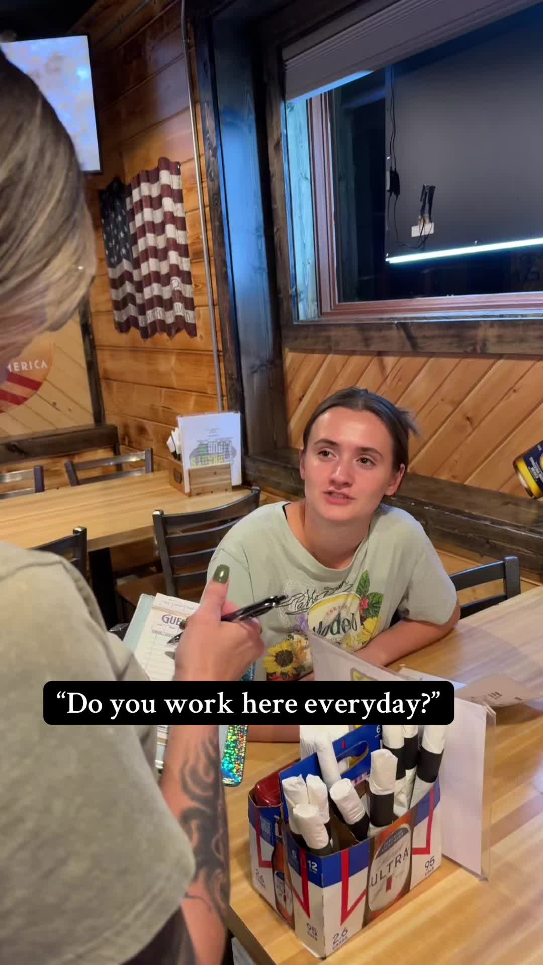 Traci never misses a day to see all our AMAZING customers! #serverlife #servertiktok #fyp