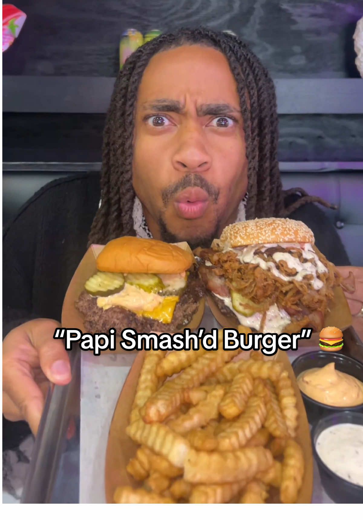@papismashdburger Definitely did what it was supposed to! 😮‍💨🔥💯
I’d come back for both burgers, but that OG is my favorite. That passion fruit lemonade was slappin too‼️😮‍💨💯

#smashburgers #passionfruit #ocalaflorida #orlandofood 