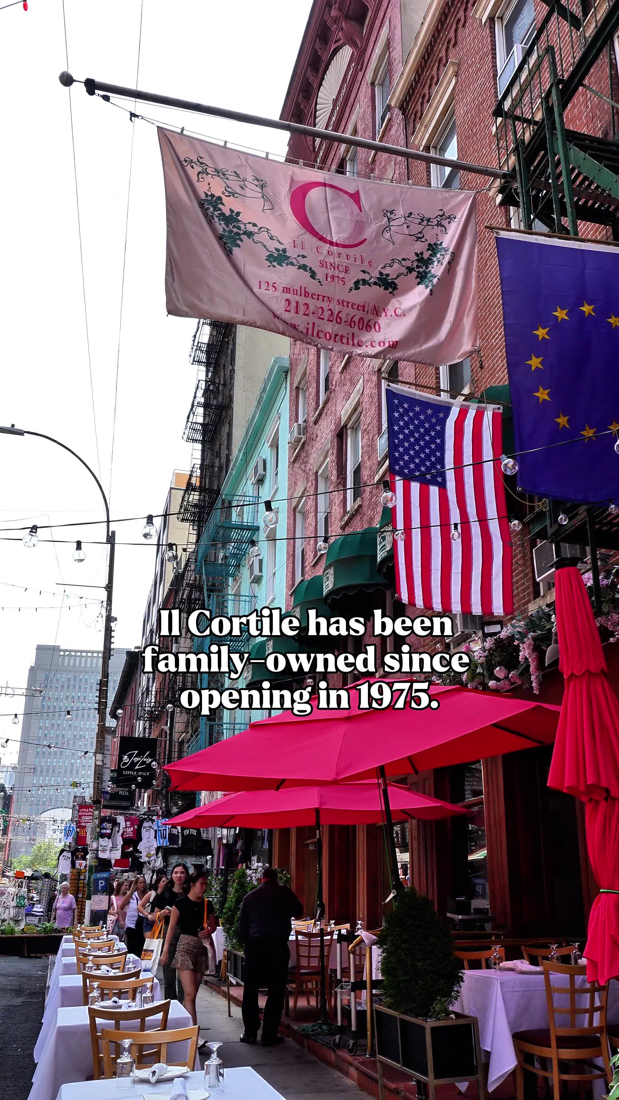 One of Italy’s oldest establishments is still setting the standard 🇮🇹 Il Cortile is proof that true tradition never goes out of style 💯

#italianrestaurant #littleitaly #littleitalynyc #nyceats #nyceatstagram #italianfood #mulberrystreet 