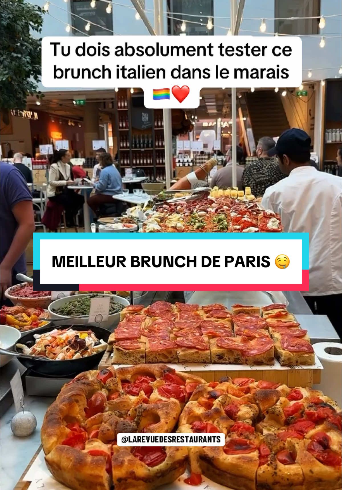 C'est le meilleur brunch de Paris, et il se situe chez Eataly dans le Marais 📍
✅ Enregistre pour ne pas oublier. 
#brunch #brunchtok #eataly 