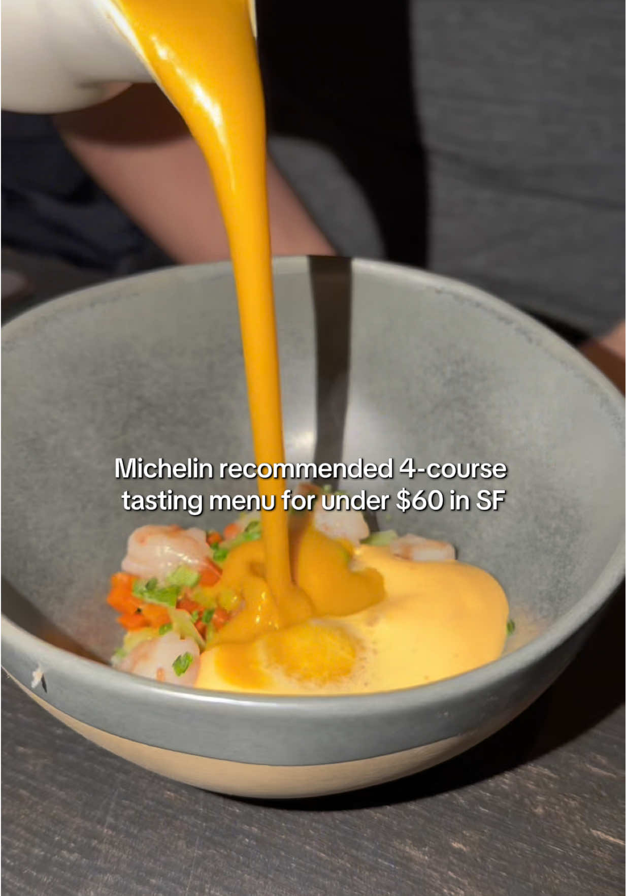 One of my favorite date night spots in SF 🕯️
Trestle = 4 beautiful courses for under $60/person 🤍
Seasonal, local, fresh ingredients and every dish feels so thoughtfully made. Cozy, intimate, and such a hidden gem for a special night out ✨

#sanfranciscoeats #sfdatnight #sfrestaurants #trestlesf #bayareafood 