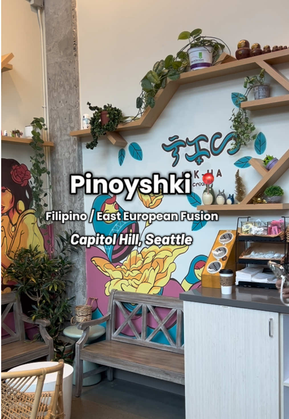 Pinoyshki is a Filipino and East European fusion bakery and cafe in Capitol Hill Seattle 💕 Their pastries were so delicious 😋 Definitely coming back! #seattle #capitolhill #cafe #thingstodoinseattle 