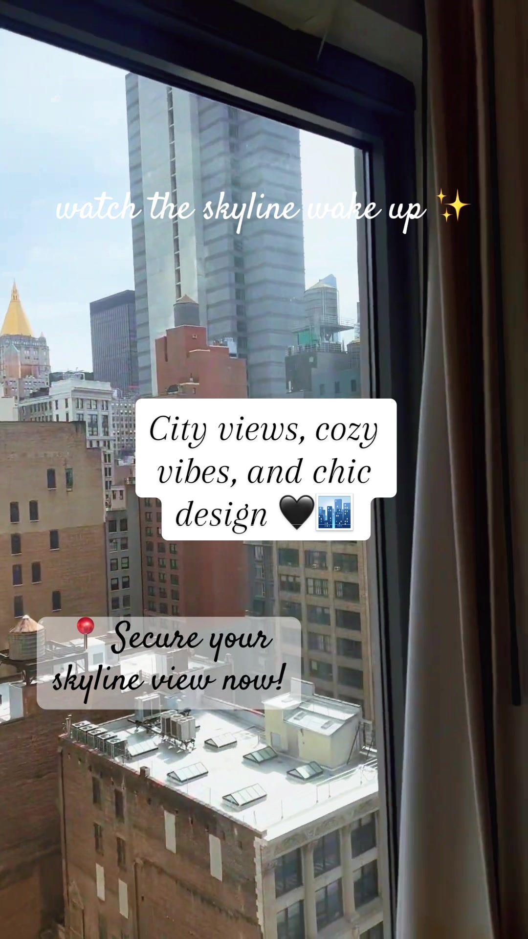 #TiktokGoTryout Step into chic NYC vibes at Kimpton Hotel Eventi — where boutique luxury meets fun city energy! 🌆✨ From the “living room” lobby with its floor-to-ceiling windows to hallways that feel like your own private art gallery, every corner is made for snapping pics and soaking in the style. 🖼️💫

Your room? Total dream status. Plush bed you’ll never want to leave 🛏️, rain-shower marble bathroom for spa-level vibes 🚿, and giant windows showing off the city that never sleeps. Perfect mix of cozy comfort + sleek design.

Lounge, explore, sip, relax — it’s all here. Whether you’re in NYC for the hustle, the culture, or just to treat yourself, this stay is pure boutique bliss. 💖

📍 Tap to book your escape now!
#TikTokGoStay #KimptonHotel #TimesSquare #LuxuryHotel 