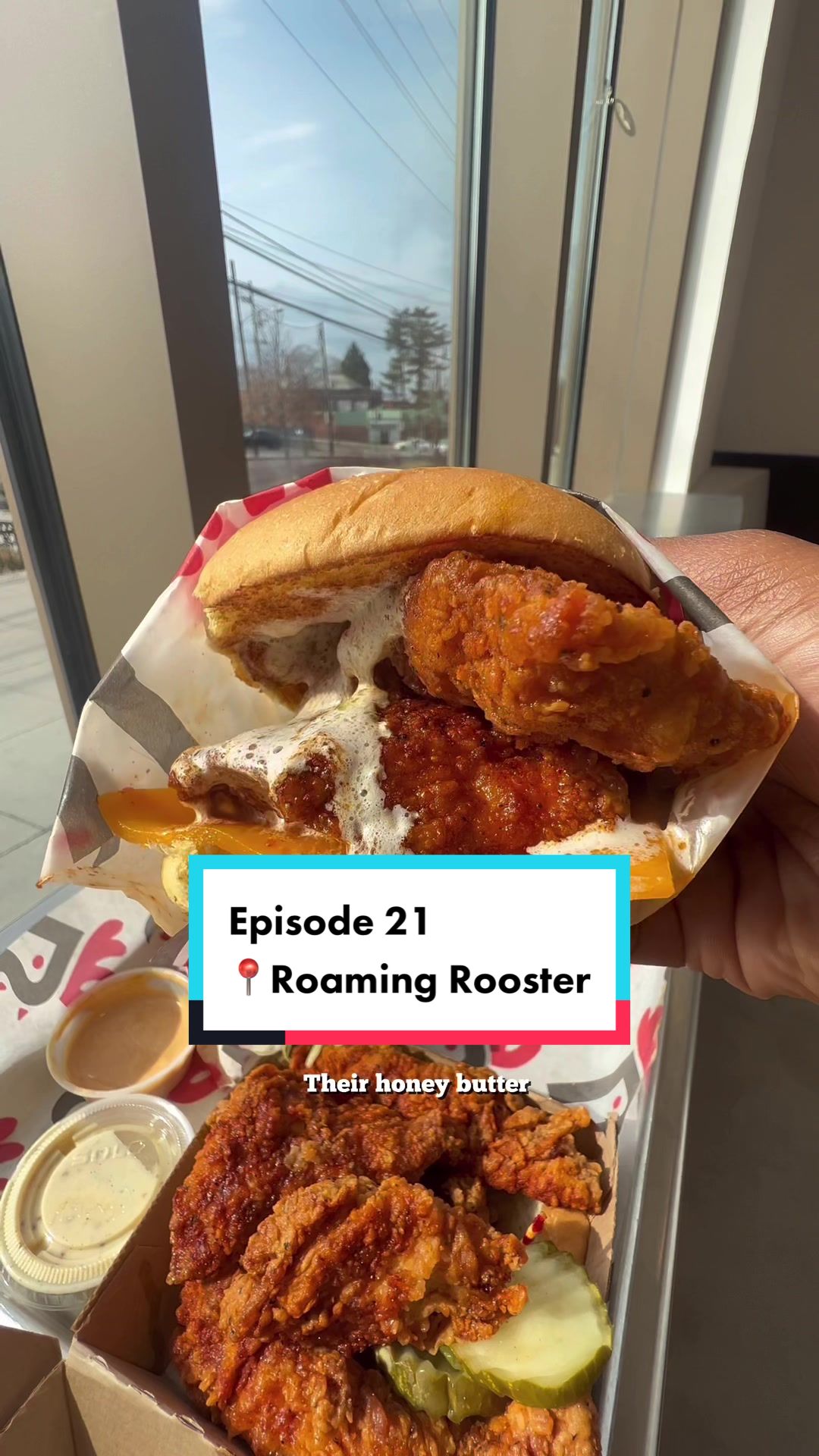 Episode 21: Roaming Rooster is THE best fried chicken sandwich in the district. #roamingrooster #roamingroosterdc 