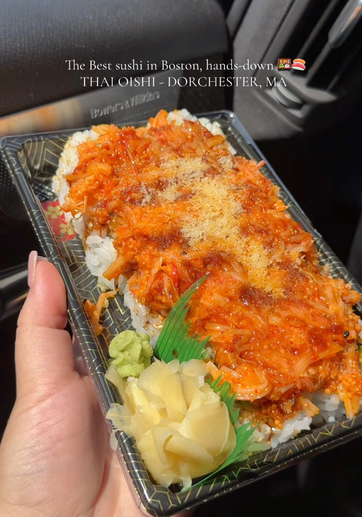 To my sushi lovers out there, you’re welcome 🍱🍣😋 #sushi #boston #thaioishi #snowcrablegroll #sushilover 