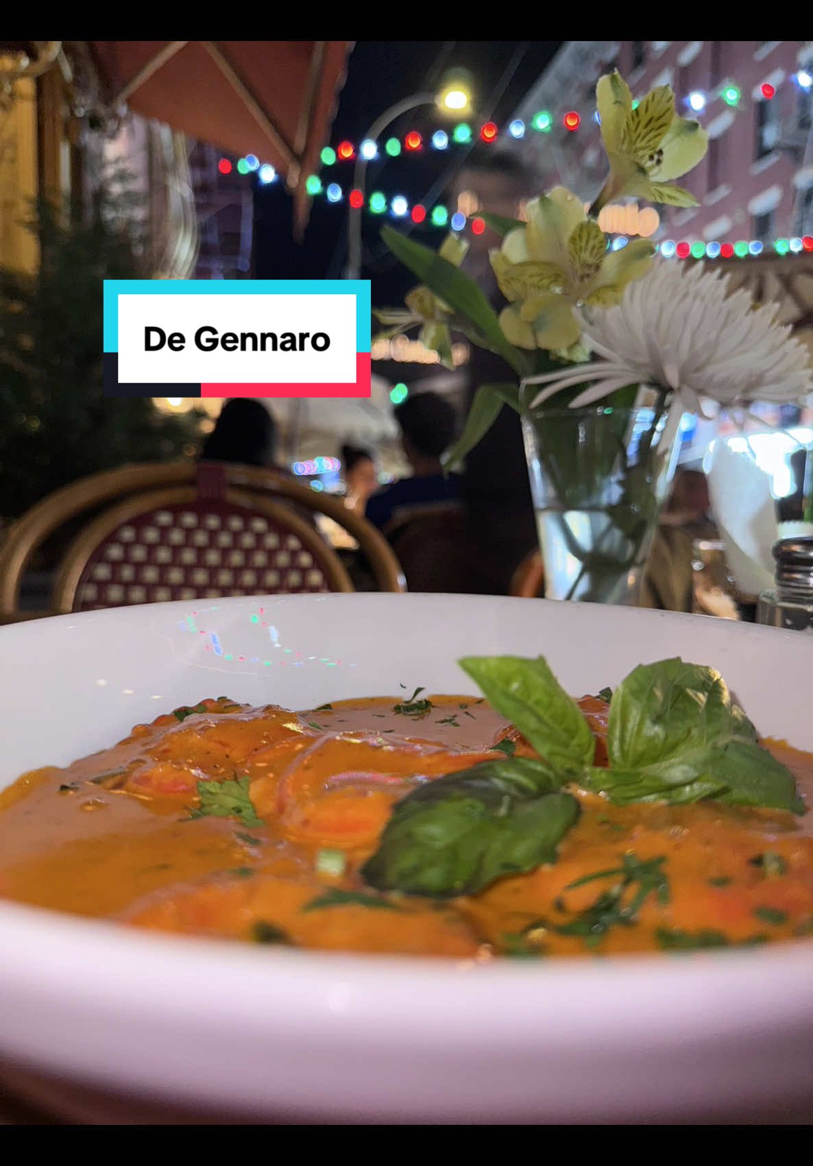 📍Da Gennaro
129 Mulberry st
New York, NY 10013

What we ordered 

Cacio y Pepe arancini - not bad , but nothing to rave about 
Lobster Ravioli - spectacular 
Veal osso bucco - delicious 
Tiramisu - perfect moist, soft , hits your tongue perfectly 😮‍💨

We loved this spot, I’m for sure going back the next time we’re in the city .

#datenight #nyc #ny #nyceats #nyfood #nycfood #delicious #italianfood #romantic #married #marriage #us #travel #dink
