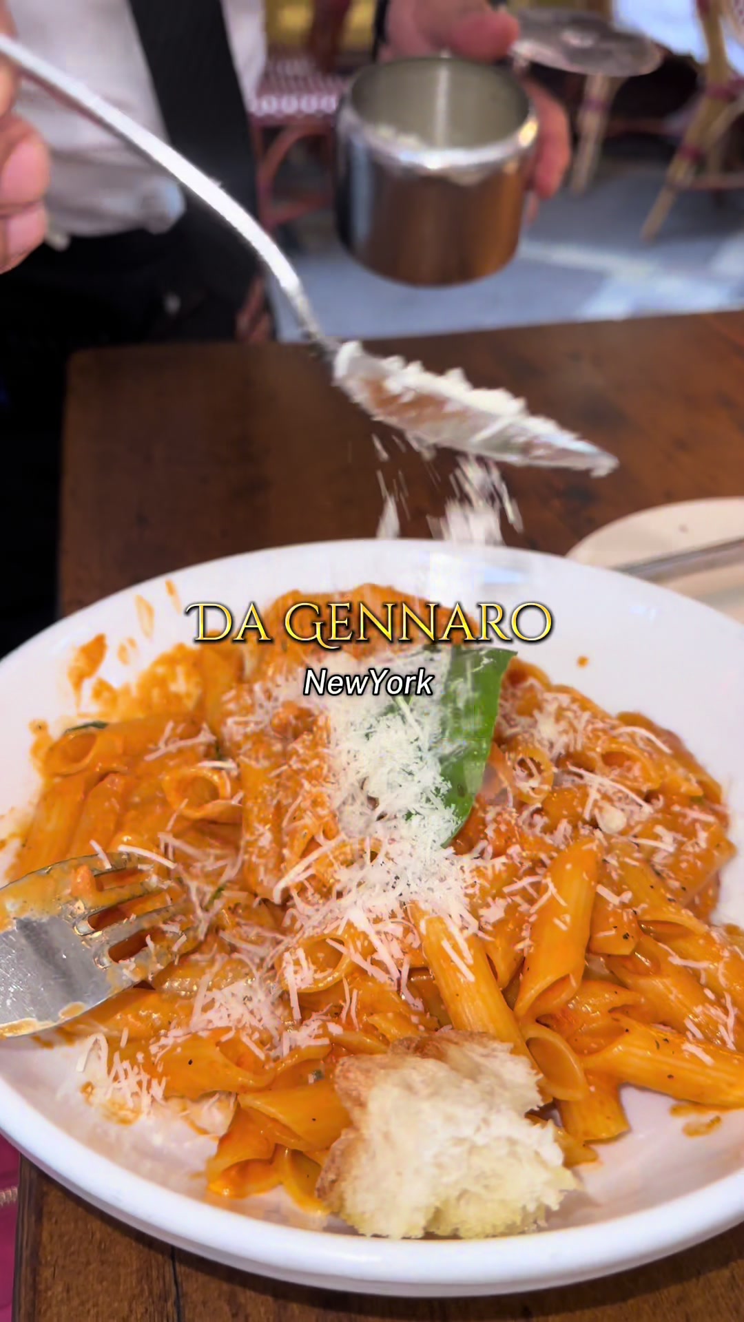DA Gennaro Italian restaurant ✨ 🍝 129 Mulberry St, New York, NY 10013 #littleitaly #pasta #nycfood #nycfood #italian 