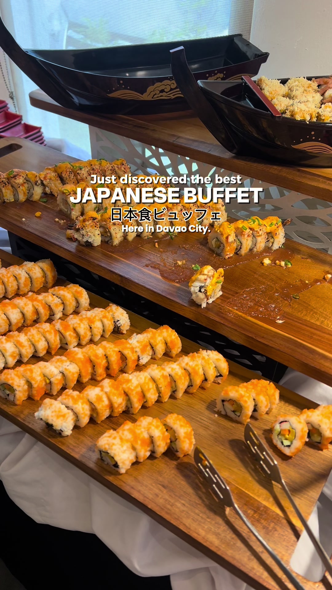 Best Japanese buffet in Davao? For me, Tsuru Japanese Restaurant never disappoints 🍣🔥
From sushi to hot dishes, sulit every bite.
Perfect for cravings, dates, or family meals.

Tsuru Japanese Restaurant & Bar (buffet)
📍J. Camus St., Davao City

#fypシ゚ #davao #davaocity #japanesefood #buffet  