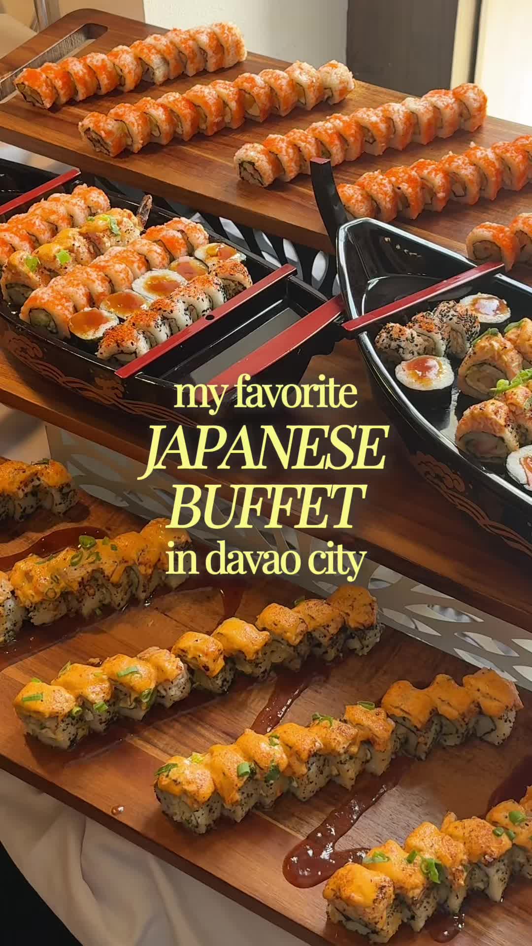 My favorite buffet of all time in Davao City! 🤩

Serving authentic Japanese cuisine and proudly the first and longest-running Japanese restaurant in Davao City. Been coming back here again and again! definitely worth it! Plus, they also serve Vietnamese food! 🇻🇳🥢

📍Tsuru Japanese Restaurant & Bar (Buffet), J. Camus St., Pelayo St,
Poblacion District, Davao City
⏰ Saturdays and Sundays, 10AM-2PM & 5PM-9PM

#fypシ゚ #davao #davaocity #davaorestaurant #davaofood 