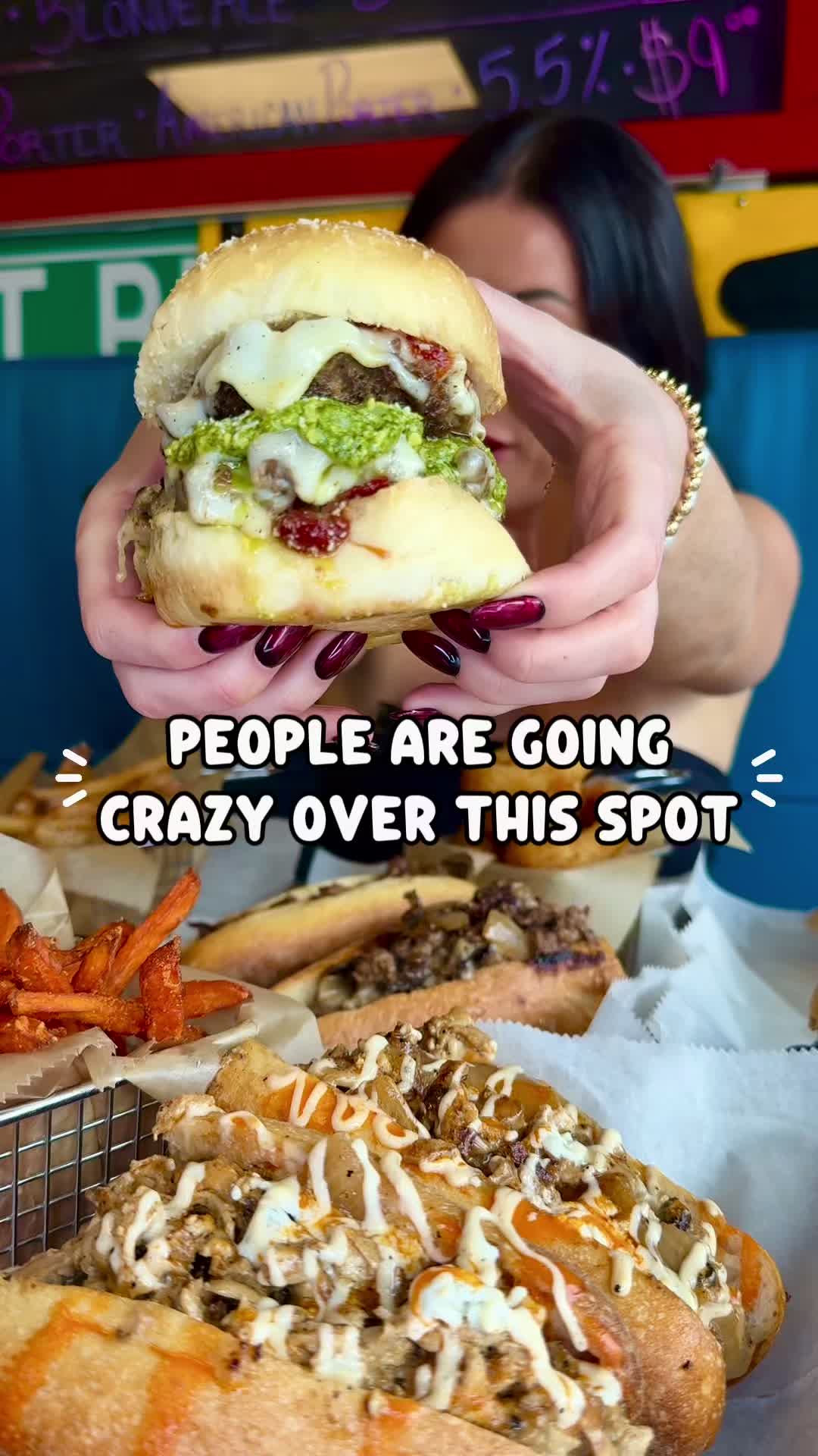 Amazing burgers in Broward 🍔- @BRGRStop 

📍 4301 Coconut Creek Pkwy Coconut Creek, FL  

📍 1930 E Sunrise Blvd Fort Lauderdale, FL  

Brgr Stop is a restaurant specializing in burgers and American comfort food. They have 2 locations in both Ft. Lauderdale and Coconut Creek 🍔 

Brgr Stop has one of the most creative menus with items that’ll satisfy your cravings. They have everything for triple stacked burgers, to milkshakes, cheesesteaks, and Doritos chicken nachos 🍔 

What I had:
🍔 The Brgr stop way (smash burger)
🍔 Bet it all on black garlic (smash burger)
🥖 The wingman buffalo chicken cheesesteak
🥤 Cinnamon Toast Crunch milkshake 
🥤 Fruity Pebbles milkshake
🍽️Mama bs & 441 bbq Doritos chicken nachos

📝 Notable Deals:
🍺 2 for 1 craft drafts- During Miami hurricane football games and nfl games.
🍔 Cheeseburger Wednesday-$12 all day Wednesday- Cheeseburger with fries or double smash burger with cheese and fries.

#burgers #smashburgers #browardfood #browardrestaurants #coconutcreekfl #ftlauderdalefood #foodtok  