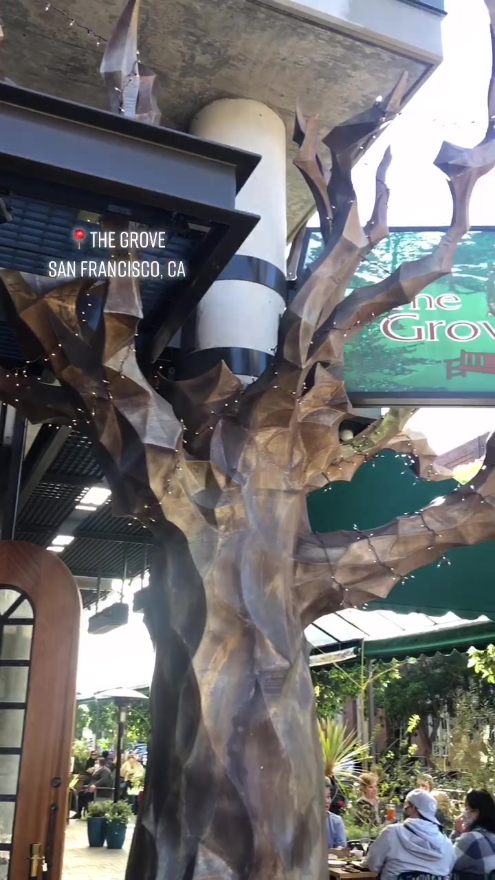 An AMAZING outside dining restaurant 📍The Grove #bayareafoodies #bayareacheck #HolidayVibes #sanfranciscofood #tiktokmunchiez