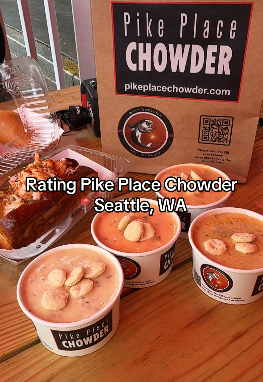 for our 1st meal in Seattle it was SOOO GOOD, highly recommend!🤩😋 

📍Pike Place Chowder

#seattle #washington #clamchowder #food #review #recommendations #fyp 