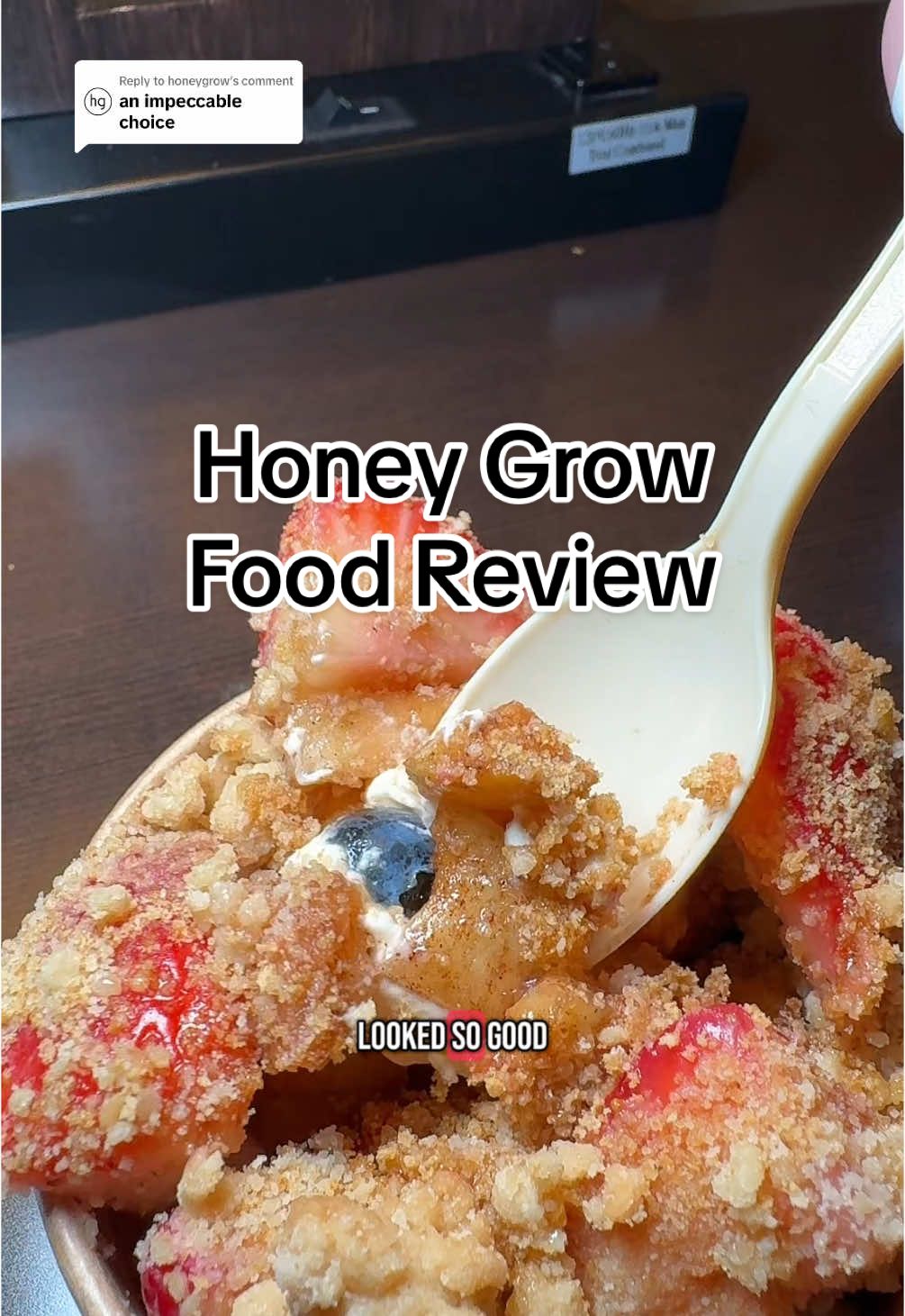 Replying to @honeygrow 
I think I’ve fallen in love because why did I order from here again? Now, I’m never going to stop because laawdddd honey grow hit the spot every time!

The Stir fry With Steak and Spicy Garlic Sauce was just a wowzerrr!

But the star of the show was they Cheesecake honey bar

@honeygrow 

#hglocal #honeygrow #honeybar #foodtok #foodreview 