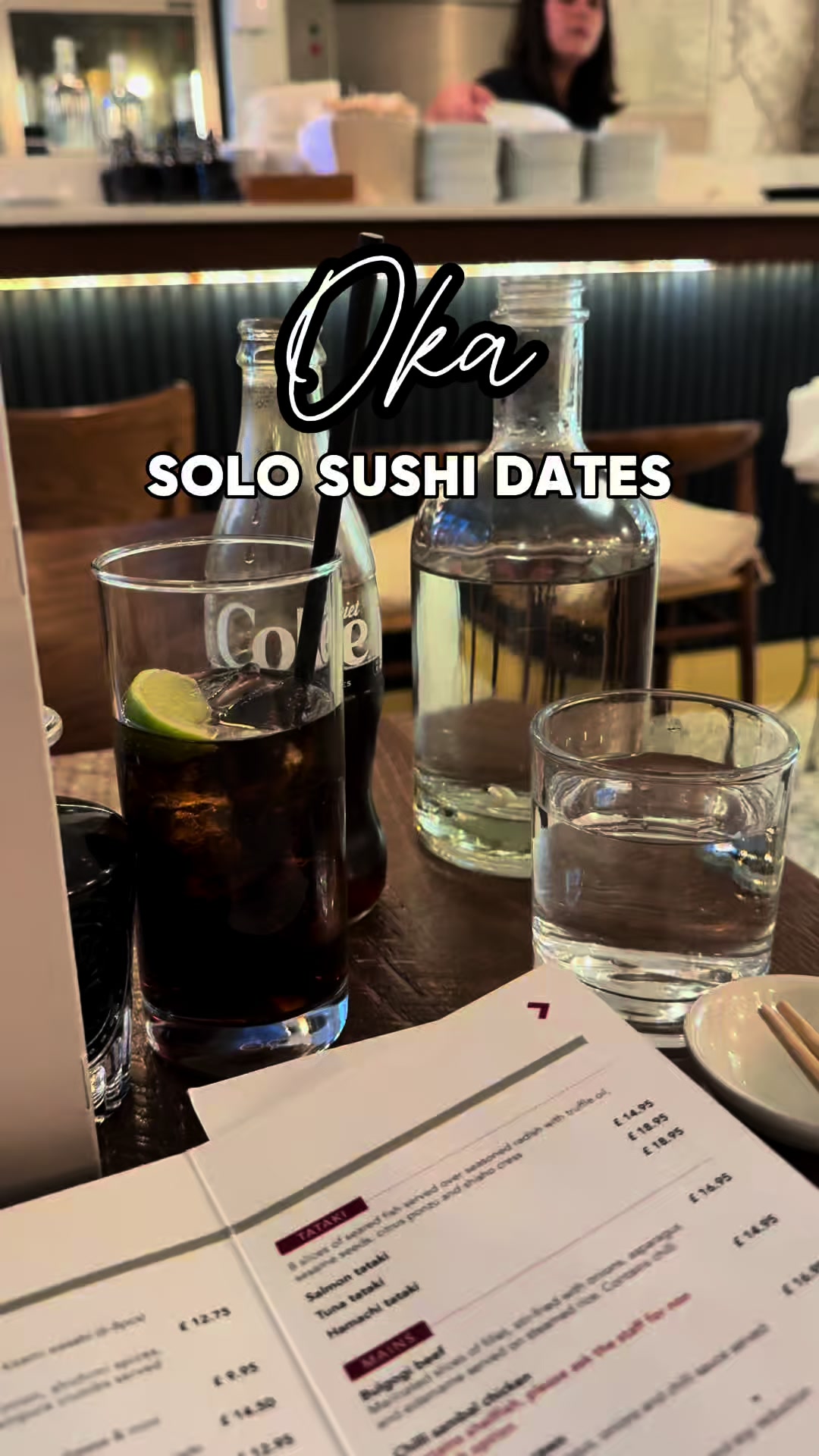 Solo sushi dates at @Oka Restaurant - I find myself here all the time 😍🙏🏽🍣. 
📍Oka, Marylebone

#solosushidate #solosushidate🍱🥂🍾 #londonsushi #londonfoodie #salmontruffleroll 
#londondatenight #londonsushispots #sushilover #sushirestaurant #londonfood #londonhotspots #japanesefood