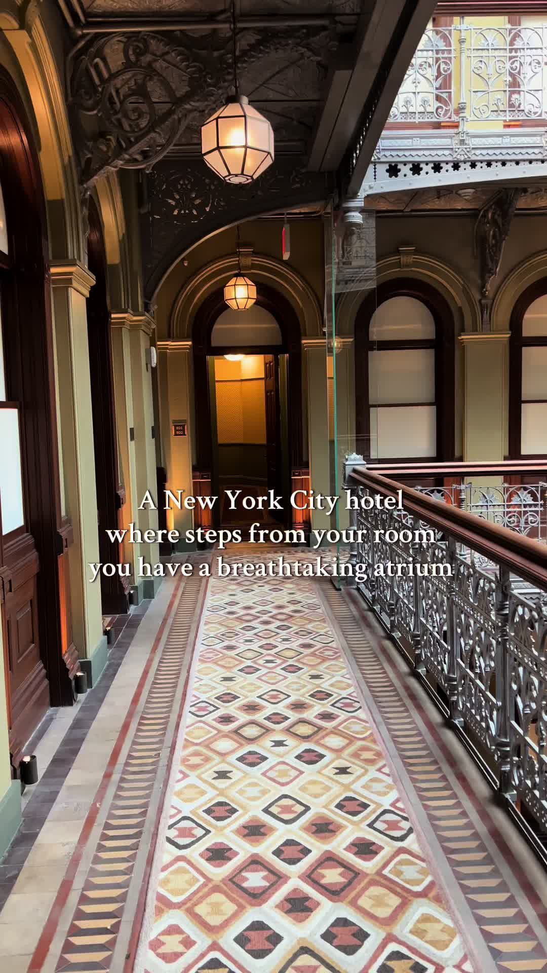 If you're looking for a hotel during the holiday season in New York. I loved my stay at The Beekman Hotel. Perfect for a winter wonderland trip. #nychotels #newyorkcity #hyatt #beekmanhotel #travel