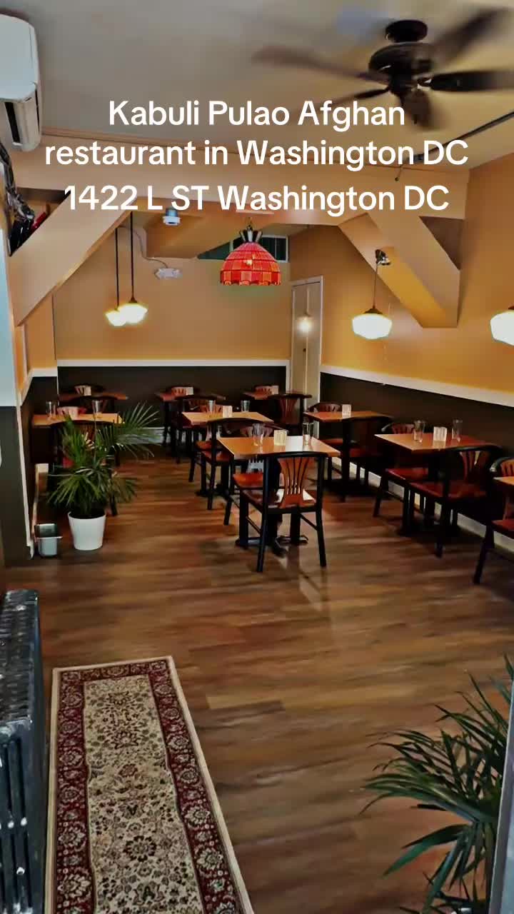 Kabuli Pulao Afghan Restaurant is open in Washington DC#kabulipulao #washington #afghans #restaurant #afghanistan🇦🇫 #afghanfood 
