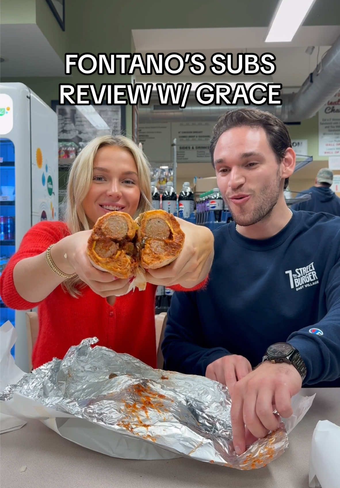 showing @Grace Andrews my FAVORITE Italian Deli in the city! 🇮🇹 Fontano’s Subs have been a favorite of mine ever since I went to school at UIC. 📚 Which sandwich spot do we hit up next? 😋  #fontanossubs #chicagoitaliandeli #italiandeli #chicago