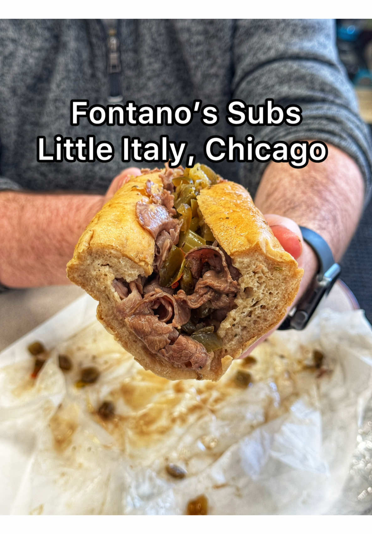 Fontano’s Subs: $7.95
Service: N/A
Food: 9.0/10
Price: 9.0/10
⭐️Overall: 9.0/10

#fontanos #fontanossubs #littleitaly #littleitalychicago #italianbeef #chicagofoodie #chicagofood #chicagoeats #chicago 