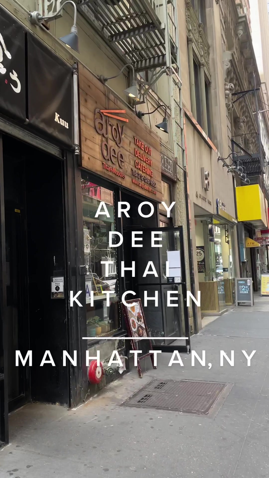 Aroy Dee Thai Kitchen - Manhattan NY. $11 Lunch Specials, Takeout, Dine-In, Delivery. #nyc #nyceats #nyclunch #nychappyhour #cheapeats #nycdinner #nycdrinks #nycthai #thaifood #fyp #fypシ #nyctiktok #aroydeethairestaurant