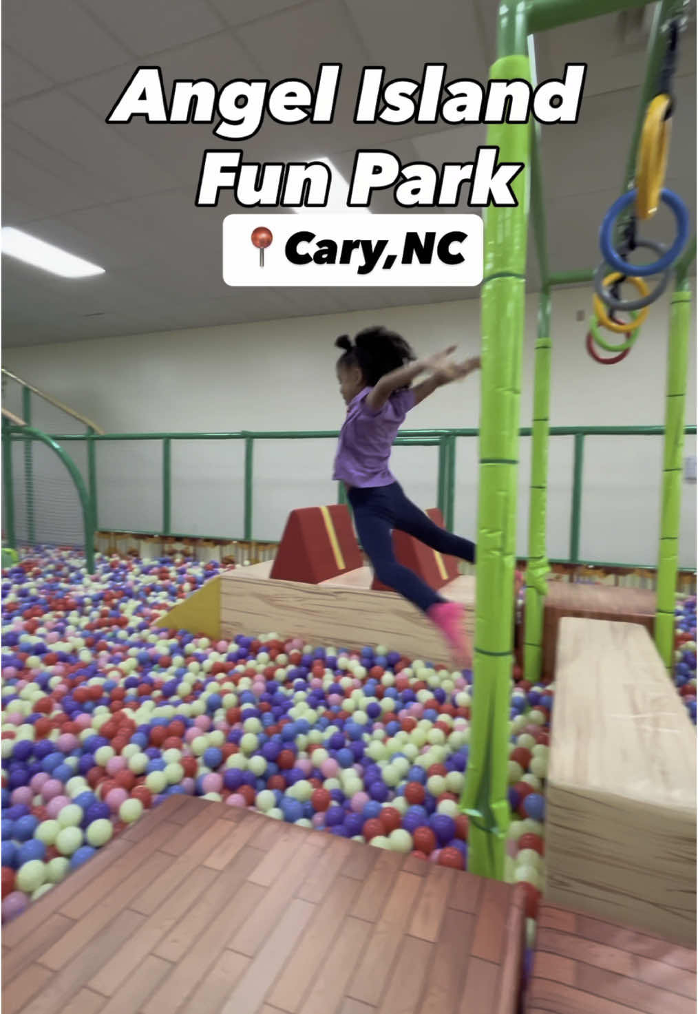 Angel Island Fun Park (Cary, NC)! ✨ 

This location has been around for a while but recently had a grand reopening and I must say it is 🔥🔥!! 
#fyp #explorepage #momsoftiktok #raleighnc #carync #indoorplayground #angelislandfunpark 