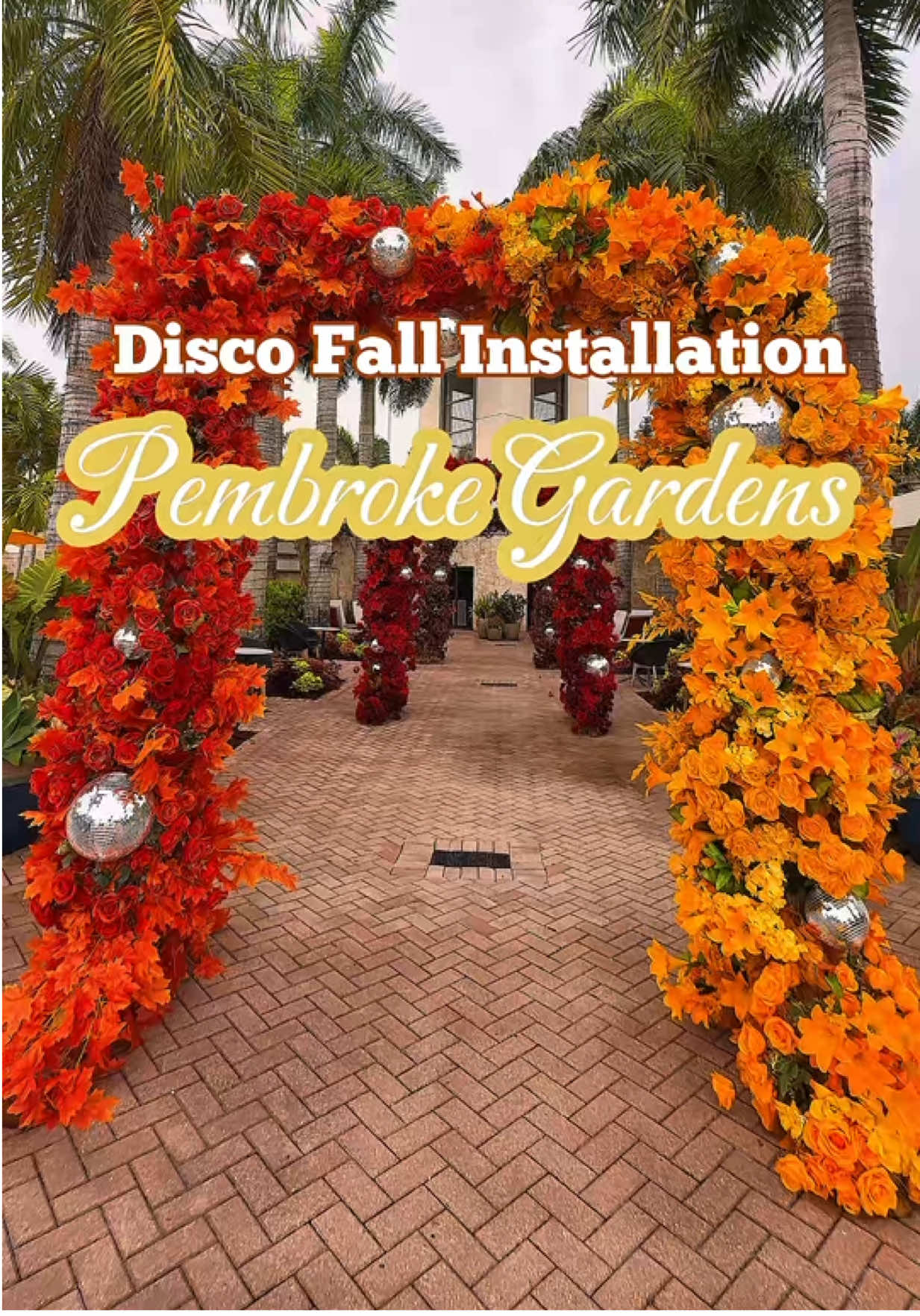 🍁🪩Check out the new “Disco” Fall installation at the Shops at Pembroke Gardens in Pembroke Pines located between @Brio Italian Grille & @brimstonegrill ! The perfect place to take photos! 🪩 📸 💛 🍁 

📍527 SW 145th Terr
Pembroke Pines, 33027

Follow @ms.soflo for more!

#pembrokepines #pines #pembrokegardens #mssoflo #thingstodo              