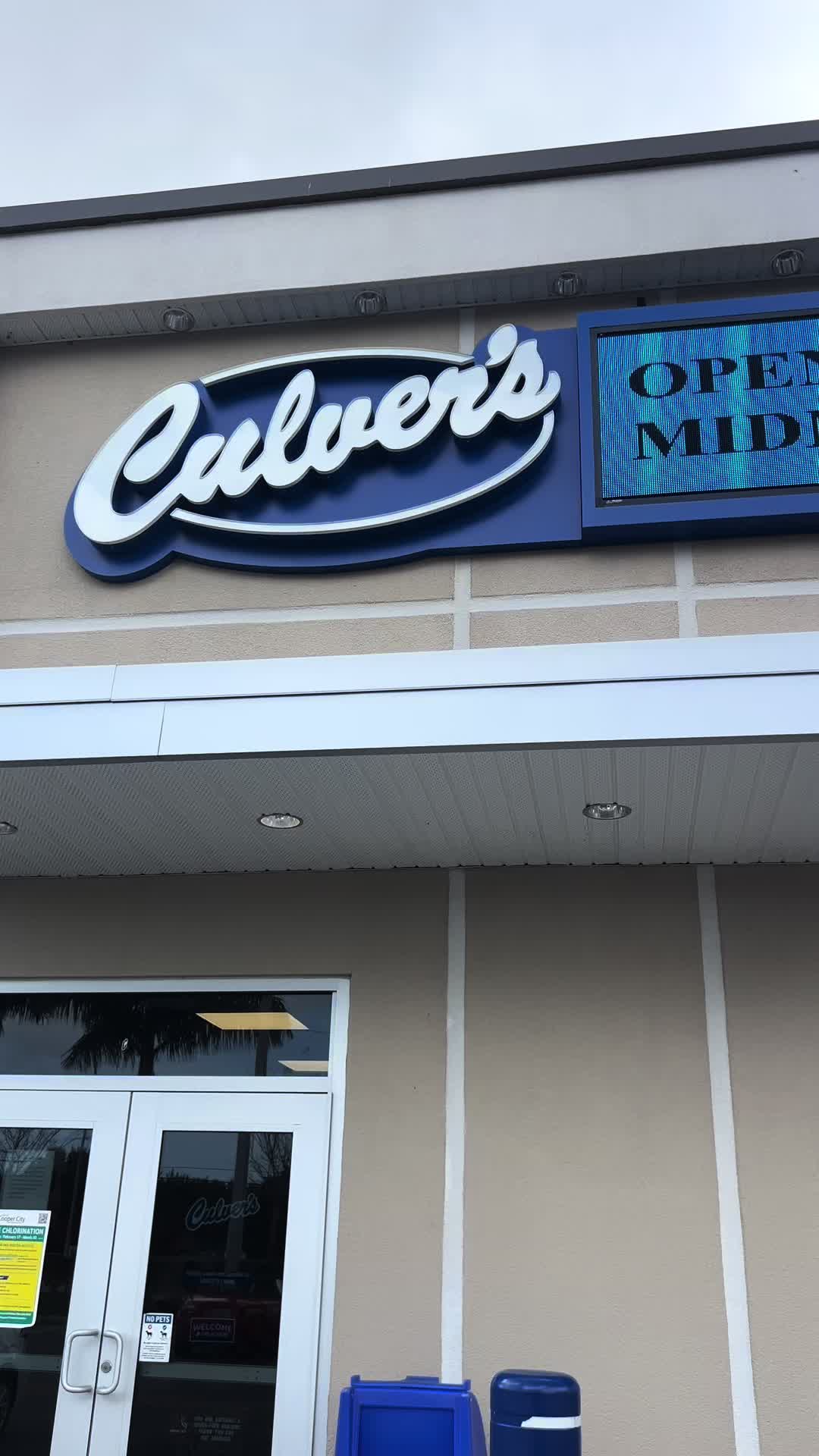 📍 Culver’s #foodreview #foodie #southflorida #culvers #foryoupage